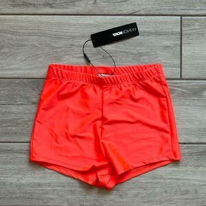 NWT Fashion Nova neon orange booty shorts